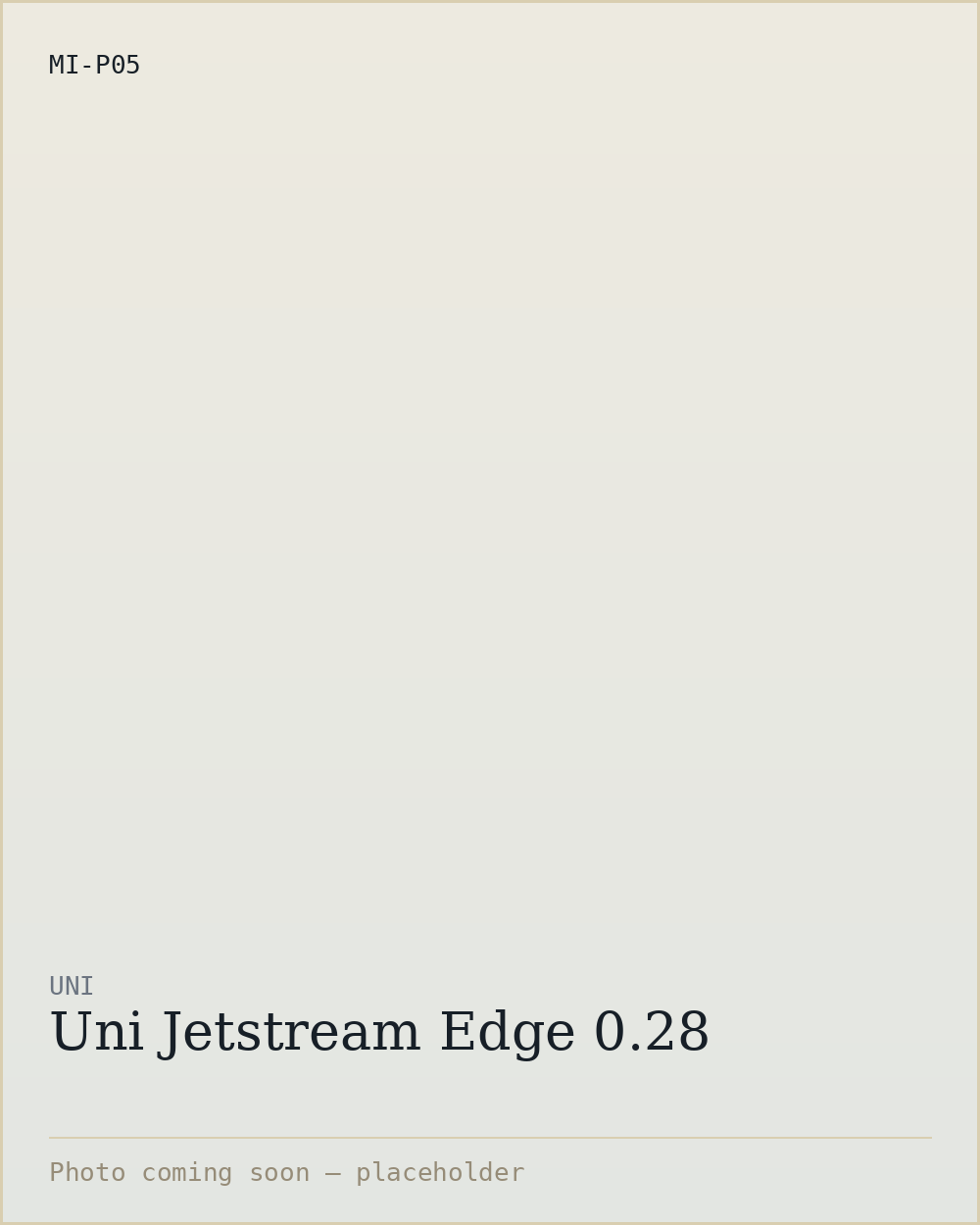 Uni Jetstream Edge 0.28