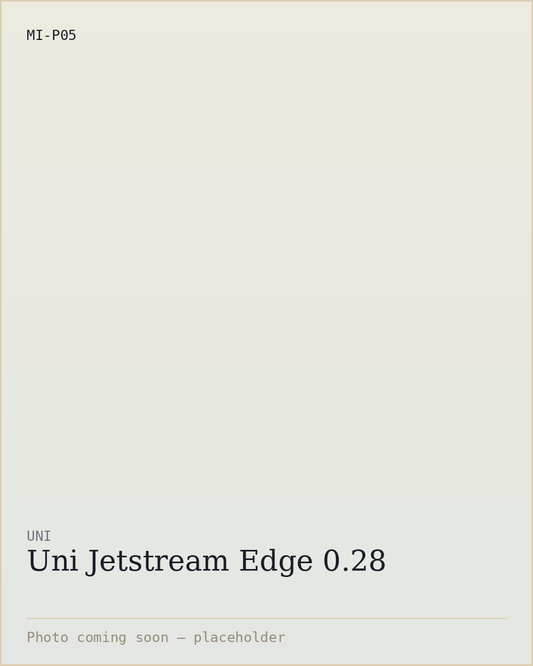 Uni Jetstream Edge 0.28