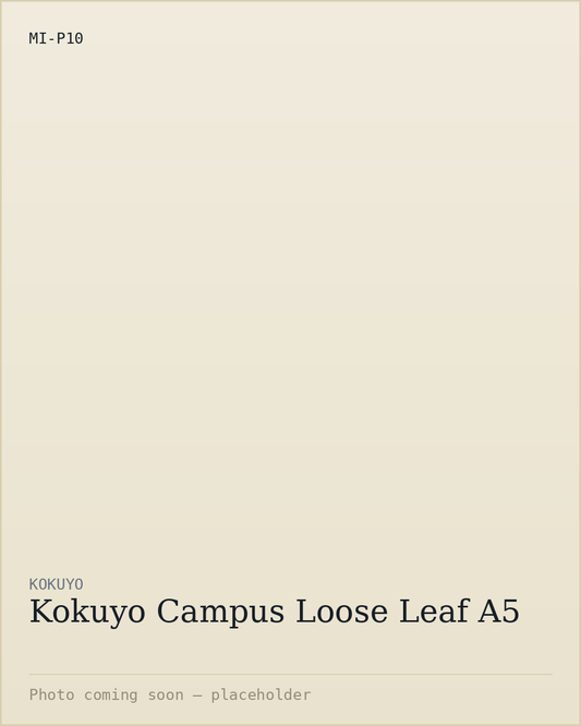 Kokuyo Campus Loose Leaf A5