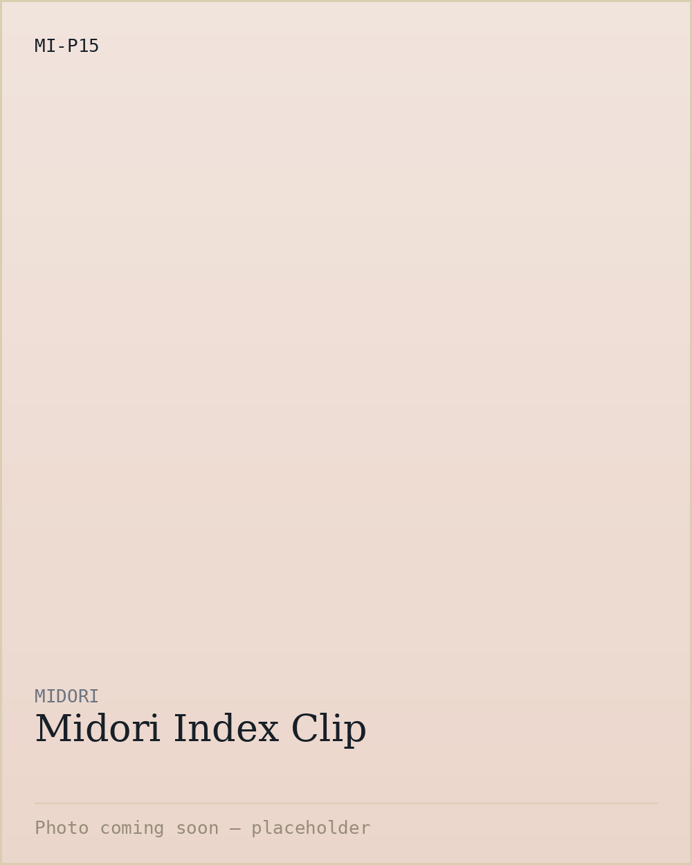 Midori Index Clip