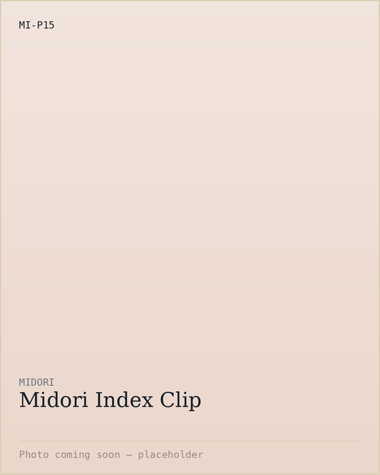Midori Index Clip