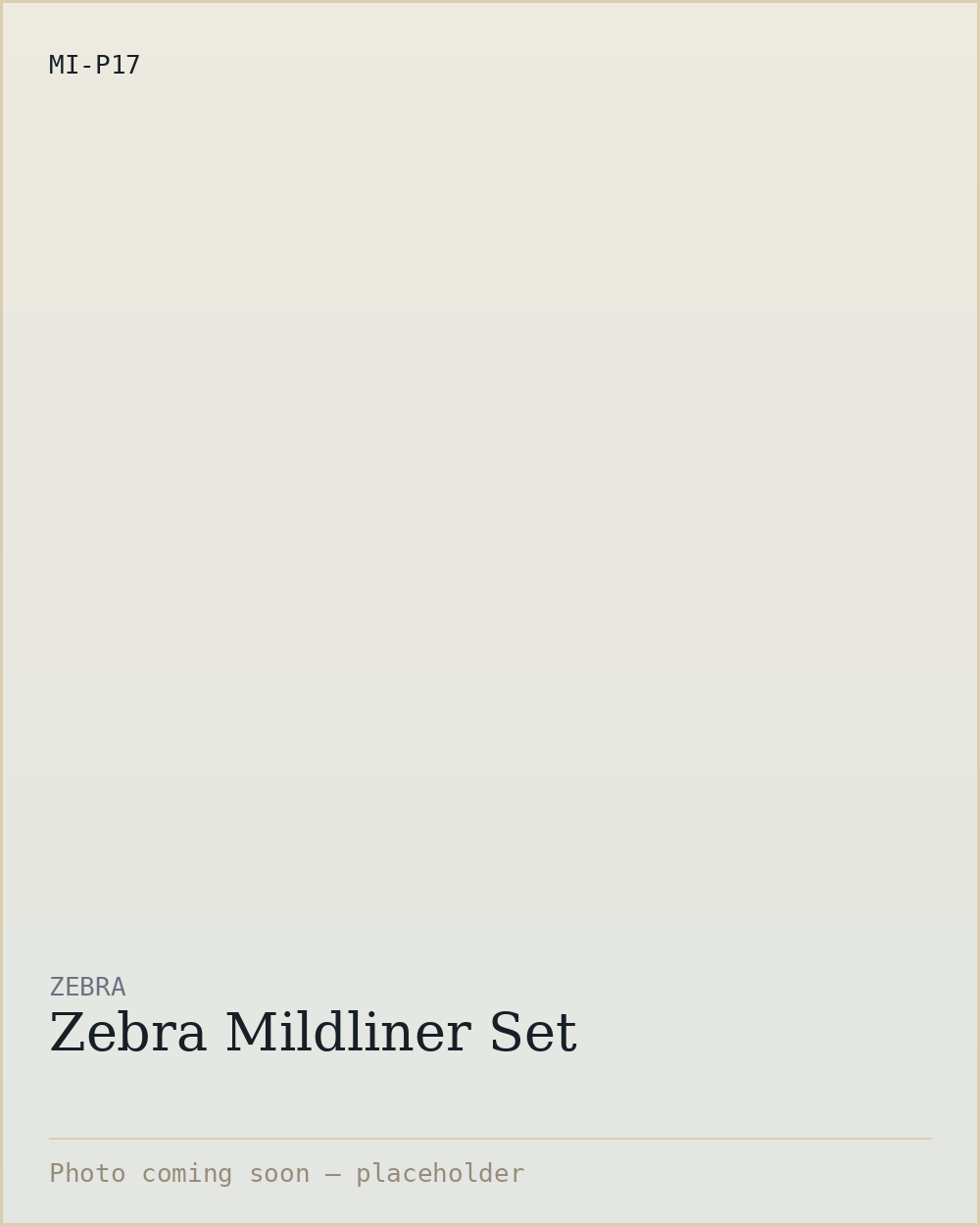 Zebra Mildliner Set