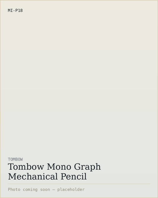 Tombow Mono Graph Mechanical Pencil