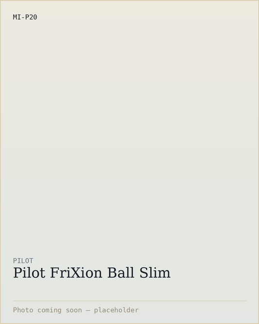Pilot FriXion Ball Slim